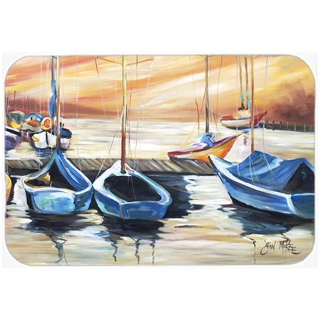 CAROLINES TREASURES Beach View With Sailboats Mouse Pad- Hot Pad and Trivet JMK1038MP